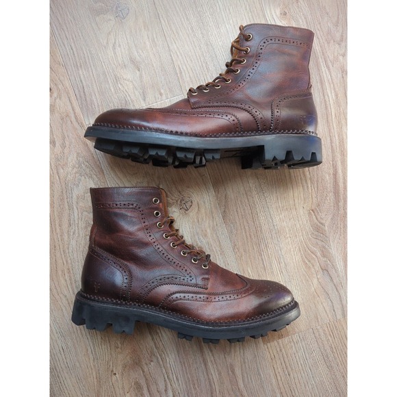 frye lug sole boots